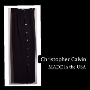 CHRISTOPHER CALVIN  PANT  -  BUTTON DETAIL