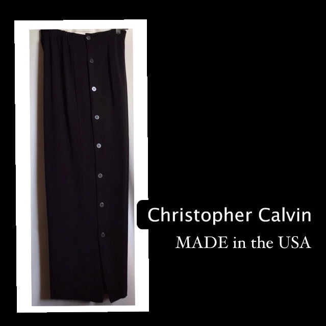 CHRISTOPHER CALVIN  PANT  -  BUTTON DETAIL