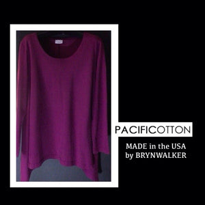 PACIFICOTTON  by BRYNWALKER  long top  .. CR