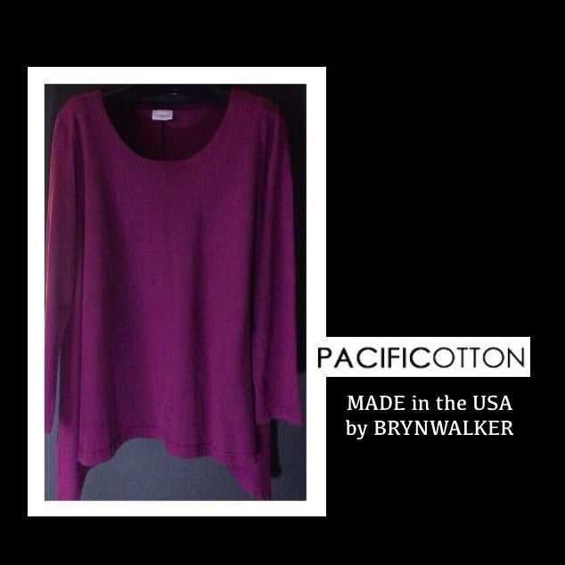 PACIFICOTTON  by BRYNWALKER  long top  .. CR