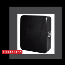 Load image into Gallery viewer, KIKKERLAND black  metal storage box…for wall or shelf
