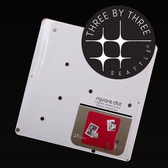 THREE BY THREE MAGNETIC MEMO SQUARE