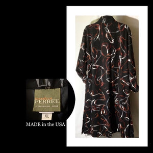 PO ~ MARALYCE  FERRE  ART TO WEAR SWIRL COAT
