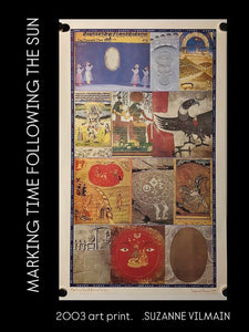 Marking Time Following the Sun ART PRINT by Suzanne Vilmain 2003