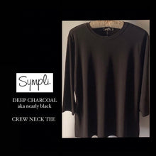 Load image into Gallery viewer, SYMPLI CREW NECK TEE
