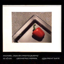 Load image into Gallery viewer, MICHAEL CRAVEN FINE PHOTOGRAPHY “GEOMETRIC PEPPER” 12/100
