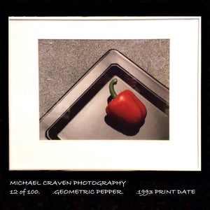 MICHAEL CRAVEN FINE PHOTOGRAPHY “GEOMETRIC PEPPER” 12/100