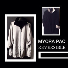 Load image into Gallery viewer, PO - MYCRA PAC REVERSIBLE  BLACK/SILVER JACKET
