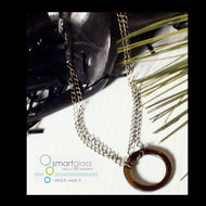 SMART GLASS  NECKLACE - brown