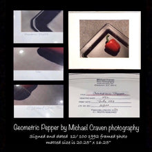 Load image into Gallery viewer, MICHAEL CRAVEN FINE PHOTOGRAPHY “GEOMETRIC PEPPER” 12/100
