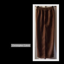 Load image into Gallery viewer, PO ~  CHRISTOPHER CALVIN BROWN LINEN PANT
