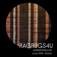 Rag Rug HANDWOVEN in the USA