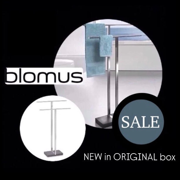 BLOMUS FREESTANDING MENOTO TOWEL RACK.
