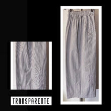 Load image into Gallery viewer, PO - TRANSPARENTE GRAY STRIPE PANT
