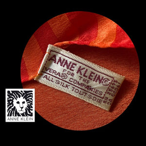 ANNE KLIEN for VERA COMPANY SILK SCARF