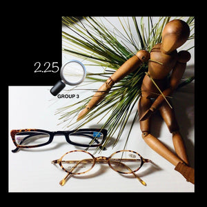 2 pair READING GLASSES  …..  2.25