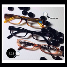 Load image into Gallery viewer, READING GLASSES 3 pair …..  2.25 magnifiers
