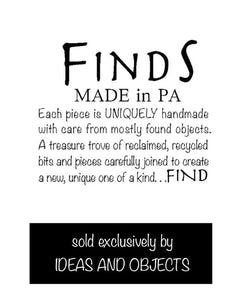 FINDS HANDMADE in PA  Necklace -  BWR