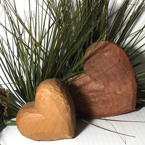 Wood hearts  - handmade in Pa.