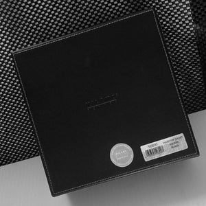 Black leather JEWELRY / TRINKET box