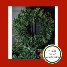 Load image into Gallery viewer, 3 PINE WREATHS
