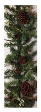 Load image into Gallery viewer, 8 foot mixed greens garland
