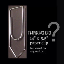 Load image into Gallery viewer, OVERSIZED PAPER CLIP
