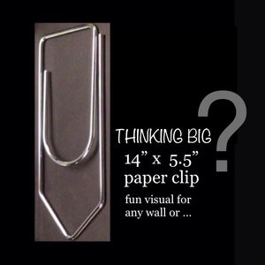 OVERSIZED PAPER CLIP
