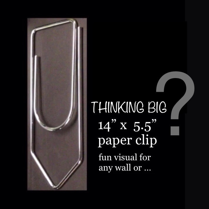 OVERSIZED PAPER CLIP