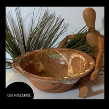 Load image into Gallery viewer, POTTERY -  USA MADE SMALL rustic bowl
