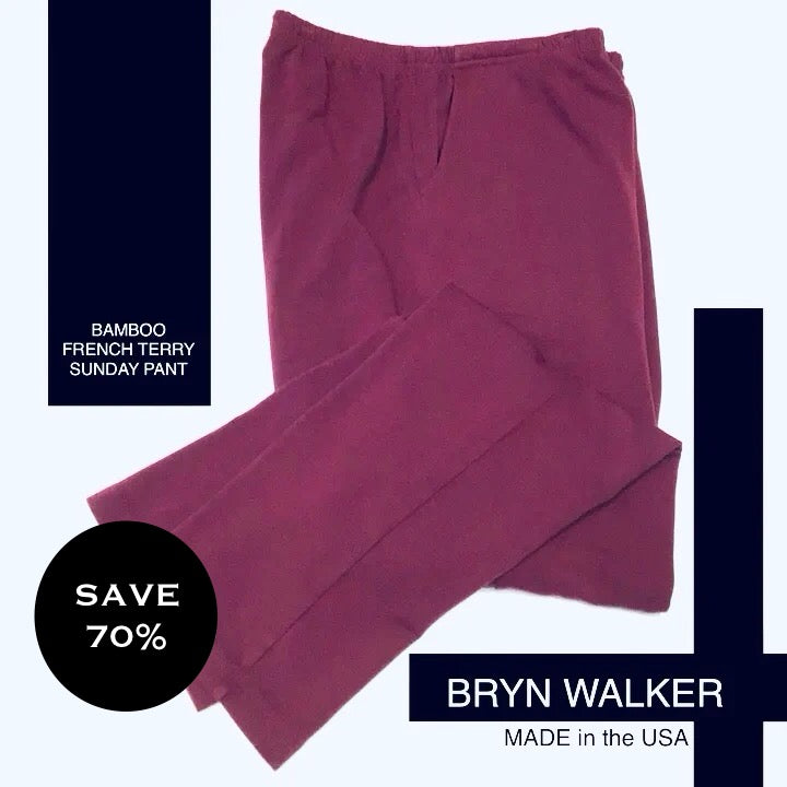 BRYN WALKER Sunday pant VIGNE