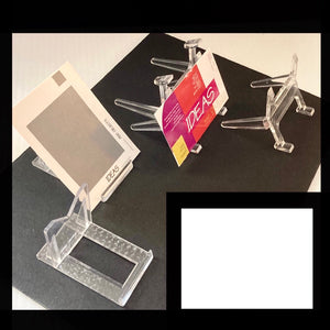 4 ACRYLIC MINI DISPLAY EASELS