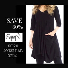 Load image into Gallery viewer, SYMPLI  DEEP V Pocket TUNIC
