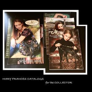 5 MARY FRANCES CATALOGS for the COLLECTOR or FAN