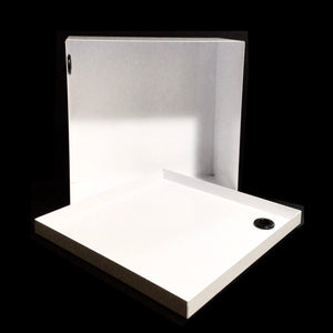 Modern vintage white metal lidded box