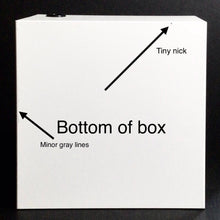 Load image into Gallery viewer, Modern vintage white metal lidded box
