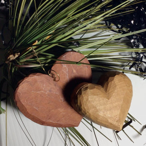Wood hearts  - handmade in Pa.