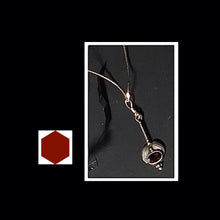 Load image into Gallery viewer, STERLING with GARNET NECKLACE
