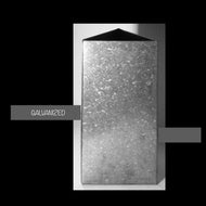 GALVANIZED  open ended riser / decor…