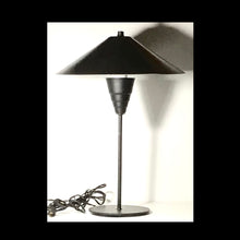 Load image into Gallery viewer, Black Metal Lamp - 2 circa 1990s
