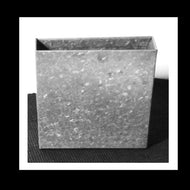 GALVANIZED  open ended riser / container