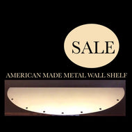 ROUNDED METAL WALL SHELF