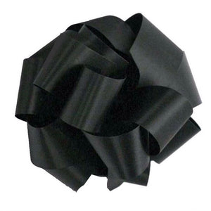 RIBBON BLACK SATIN C&G