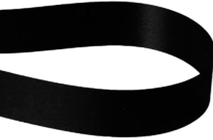 RIBBON BLACK 1.25” #9 SATIN C&G