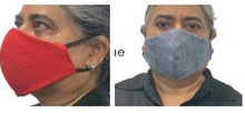 Load image into Gallery viewer, MS BLACK COTTON FACE MASKS MADE in the USA
