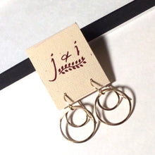 Load image into Gallery viewer, j and i earrings
