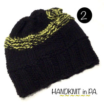 Load image into Gallery viewer, K1P2  HANDKNIT SCARF BKLM

