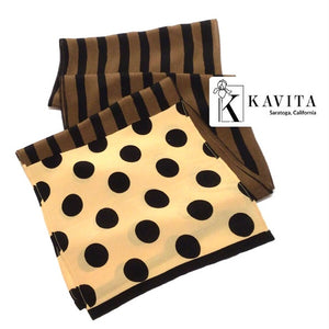 Kavita" silk scarf - STDOT BR