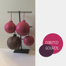 Load image into Gallery viewer, PAINTED GOURD ORNAMENTS
