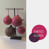 PAINTED GOURD ORNAMENTS